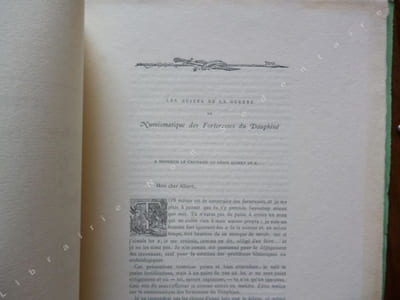 Les suites de la Guerre ou Numismatique des forteresses du dauphiné.