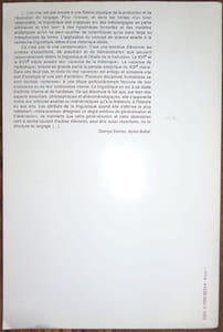 Le Langage 1. Littérature et Linguistique