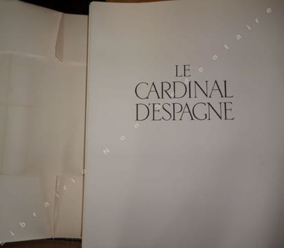 Le Cardinal d'Espagne.  . Montherlant  - Trémois -