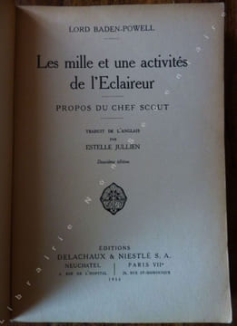 Les 1001 Activités de l'éclaireur. Baden-Powell (Lord)