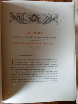 Chansons Populaires recueillies dans les Alpes Françaises -Savoie et Dauphiné.. Tiersot Jean