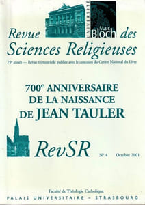 700e anniversaire de la naissance de Jean Tauler