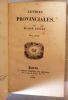 Lettres Provinciales  Tomes I & II. Pascal (Blaise)