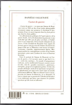 Castor De Guerre.. Sallenave Daniel
