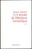 113 &eacute;tudes de litt&eacute;rature romantique.. Liberati Simon