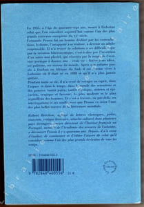 Fernando Pessoa Le voyageur Immobile.