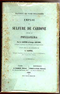Emploi du sulfure de carbone contre le Phylloxera.