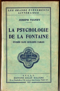 La psychologie de La Fontaine.
