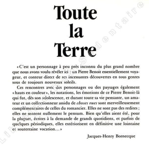 Toute la TerreSouvenirs de Voyages Inédits