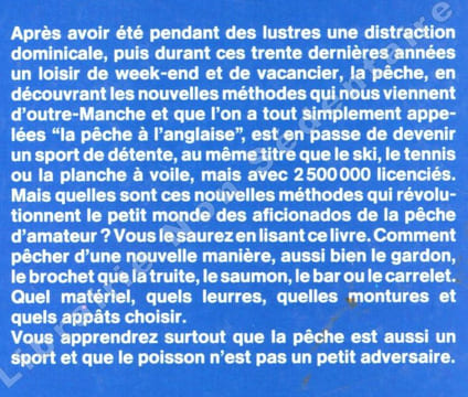 Manuel De pêche Techniques de pêche en mer et en rivières. Blot Nicolas