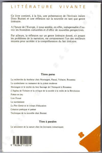 Technique de la Nouvelle chez Dino Buzzati