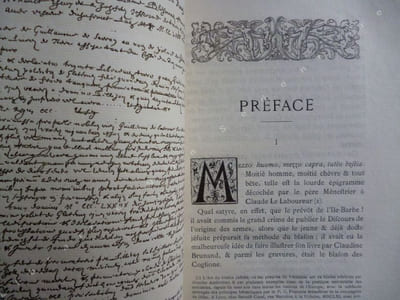 LES MASURES DE L'ILE-BARBE, Supplément à la nouvelle édition Oeuvres diverses de Claude Le Laboureur ancien Prévost de cette Abbaye comprenant :Le discours de l'Origine des Armes - L'Epître apologétique pour le Discours de l'Origine des Armes - La Généalogie de la Maison De Sainte-Colombe - Les notes et corrections sur le bréviaire de l'Eglise de Lyon