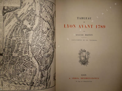 Tableau de Lyon avant 1789.