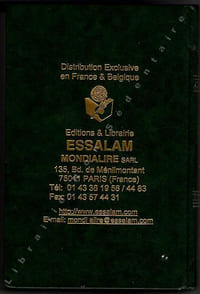 La traduction des Significations du Sahih Al-BoukhariArabe-Français
