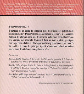 Statistique sans mathématique.. Badia Jacques - Bastida René - Haït Jean-Robert
