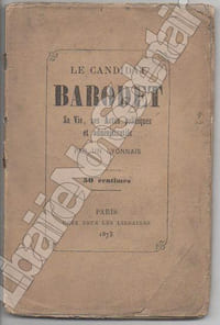 Le candidat Barodet sa vie, ses Actes Politiques et administratifsPar Un Lyonnais