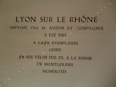 Lyon sur le Rhône Images de Paul Janin
