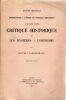  Introduction &agrave; l'&eacute;tude du nouveau testamentQuatri&egrave;me Partie critique historiqueI Les myst&egrave;res : L'Orphisme. Lagrange  O.P .