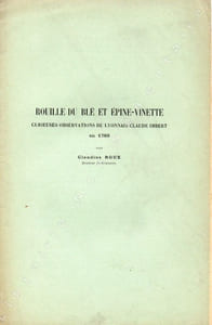 Rouille du blé et épine-vinette. Curieuse observation du Lyonnais Claude Imbert