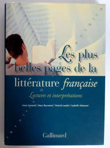 Les plus belles pages de la littérature Française Lectures et Interprétations