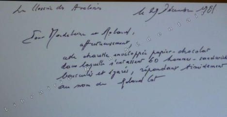 Roland Cat. Benoist Jean-Marie et Jelenski Constantin