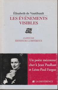 Les évènements visibles et autres poèmes