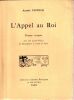 L'Appel au Roi. Po&egrave;mes civiques avec une lettre pr&eacute;face de Monseigneur le Comte De Paris.. Pestour Albert