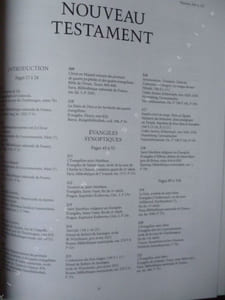 LA BIBLE -  ANCIEN TESTAMENT - NOUVEAU TESTAMENT ( 2 volume, un livret des pièces du catalogue raisonné )
