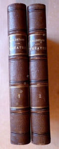 Théâtre   Traduit par Monsieur Damas Hinard avec une introduction et des notes  Tome I et II