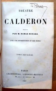 Théâtre   Traduit par Monsieur Damas Hinard avec une introduction et des notes  Tome I et II