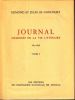Journal Mémoires de la vie Littéraire 1851-1856 . Edmond et Jules de Goncourt  - RICATTE Robert