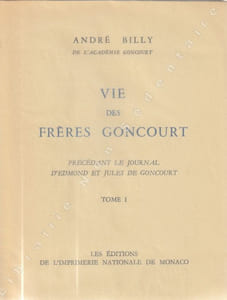 La vie des Frères Goncourt