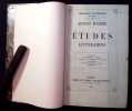 &Eacute;tudes Litt&eacute;raires.. Planche ( Gustave )