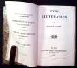 &Eacute;tudes Litt&eacute;raires.. Planche ( Gustave )