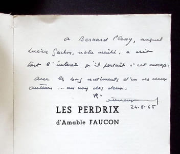 Les Perdrix D'Amable Faucon  -  Du Fabliaux au conte en patois Limagnien.