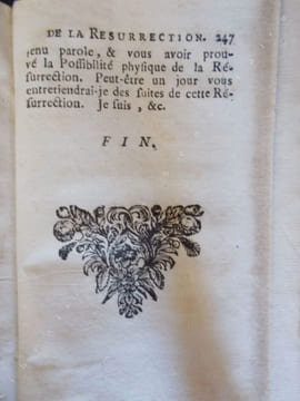 Essai sur la providence et les possibilités physiques de la résurrection.. Bion Jean-François ( Anonyme ) 