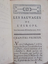 Les sauvages de l'Europe .