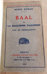 BAAL ou la magicienne passionnée Livre des ensorcellements