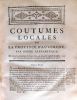 Coutûmes générales et Locales DE LA PROVINCE D'AUVERGNE, avec Les Notes de Ms Charles Du Moulin (...) Des Observations sur les coutûmes et sur le ...