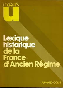 Lexique Historique de la France d'Ancien Régime