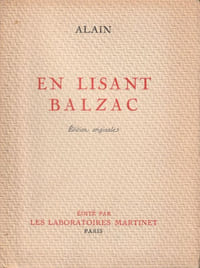 En lisant Balzac