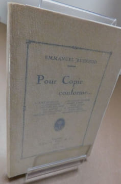 POUR COPIE CONFORME. BUENZOD Emmanuel.