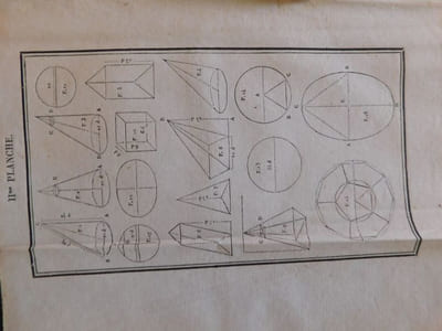 Nouveau traité d'Arpentage et de toisé, avec des tables de conversions de mesures anciennes et nouvelles; suivi de figuresraisonnées sur l'arpentage, le toisé et le partage des champs; De comptes faits (...) Huitième édition, Ornée de 4 planches.
