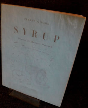 SYRUP DE CASSIS. Dessins de Maurice Barraud.  E.O. 1/500 sur vélin. [25 chine / 40 hollande / 500 vélin]. Dos un peu usagé, sans gravité; bon ...