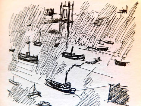 SYRUP DE CASSIS. Dessins de Maurice Barraud.  E.O. 1/500 sur vélin. [25 chine / 40 hollande / 500 vélin]. Dos un peu usagé, sans gravité; bon ...