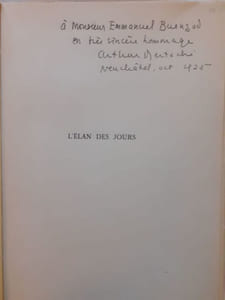 L'élan des jours