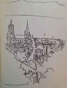 Lausanne dessinée. AUGSBOURG (Géa)