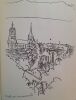 Lausanne dessin&eacute;e. AUGSBOURG (G&eacute;a)
