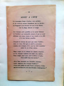 Vacances de la vie. BERTSCHI (Arthur)