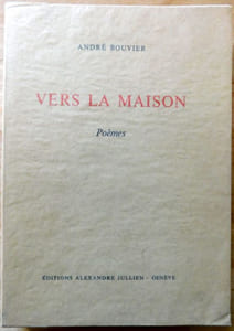  VERS LA MAISON. Poèmes.   